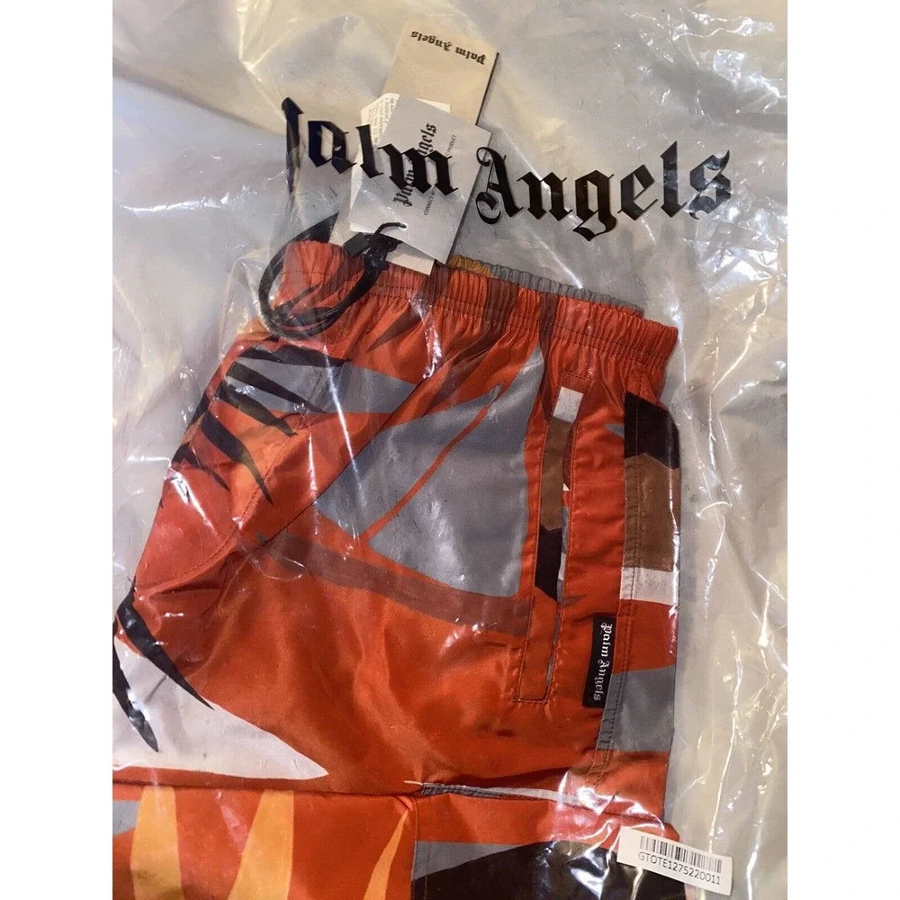 Palm Angels Shorts Men Size XS Red‎ Swim Hawaiian Brief Swim-short Trunk